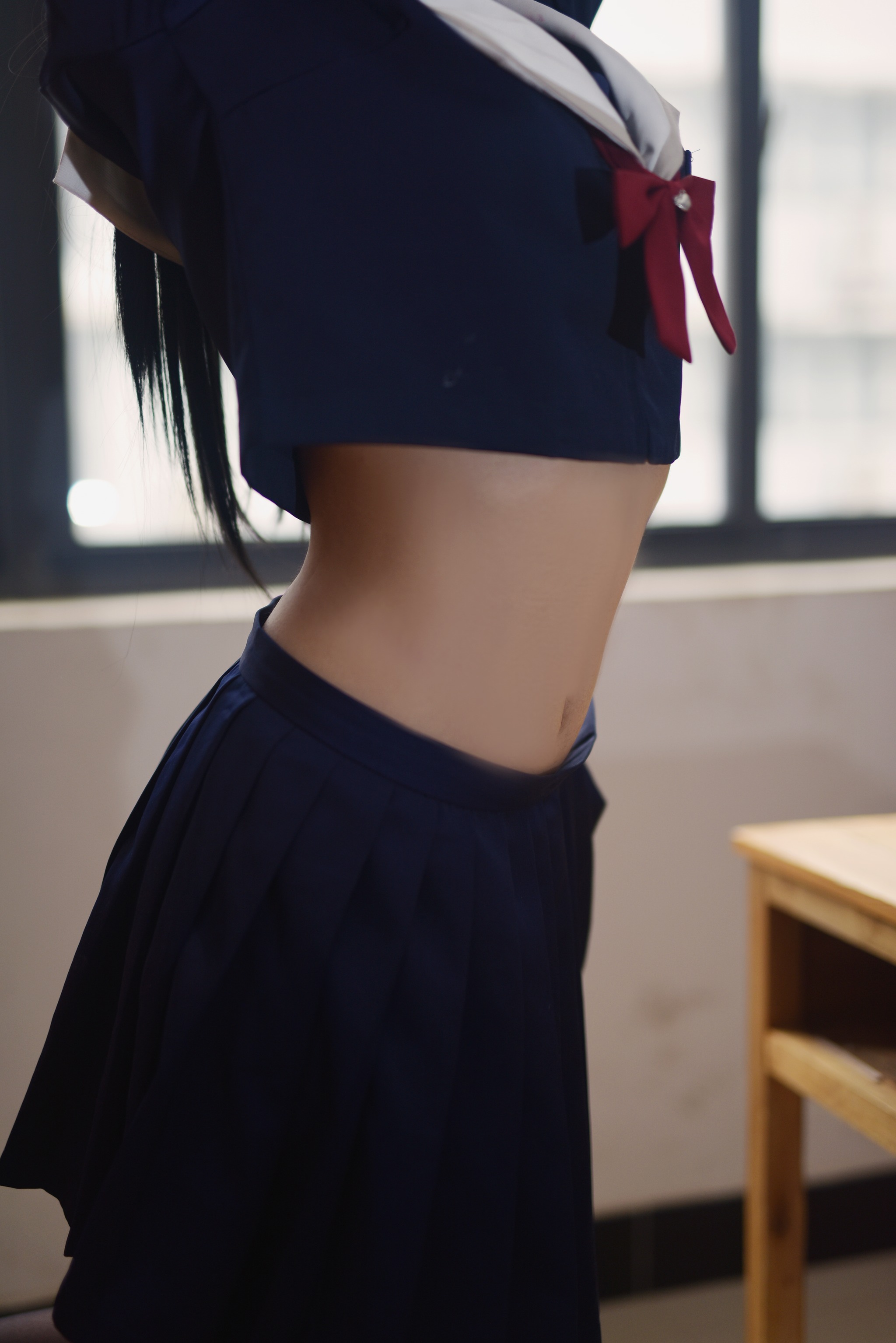 图片[1]-九曲Jean –  NO.035 JK露脐制服 [30P]-XikXak
